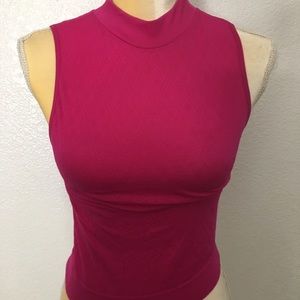 Pink crop top